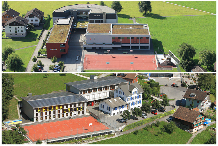 Unsere beiden Schulanlagen in Oberdorf und Büren