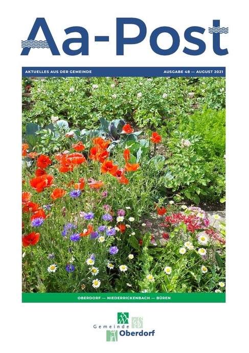 Aa-Post Ausgabe 48. Titelbild Blumenwiese