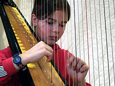 Harfenklnge an der Musikschule Stans