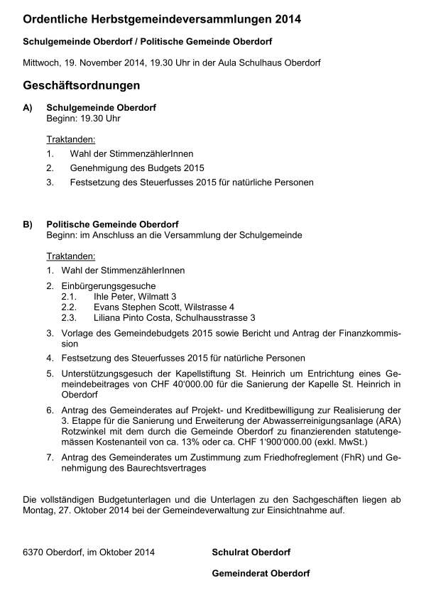 Geschftsordnung